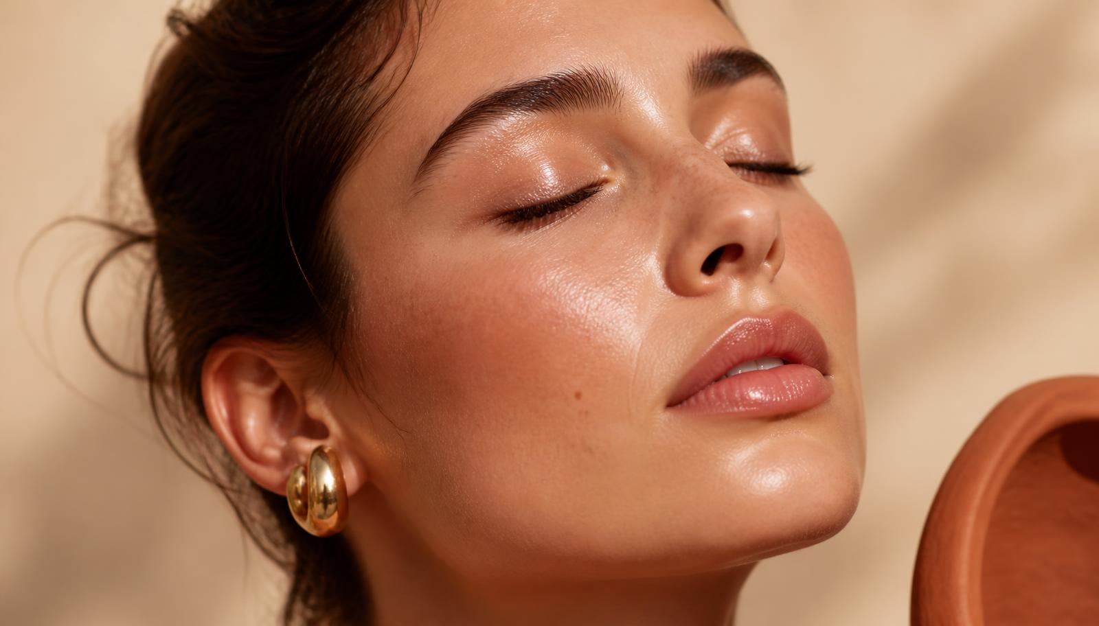 Warm golden hour light in a serene Brooklyn spa treatment room